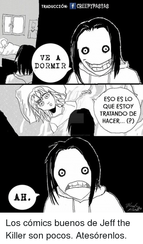 Ve A Dormir Jeff The Killer Memes